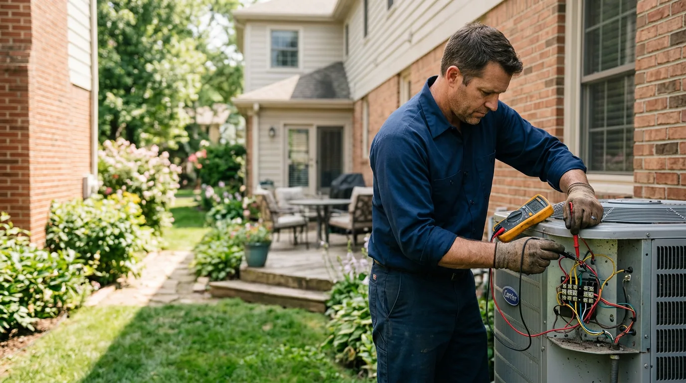 HVAC technician working near Country Club Hills, IL
